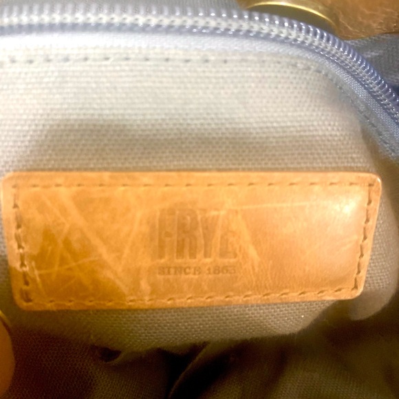 Frye Tan Leather Accent Bag - Picture 5 of 6